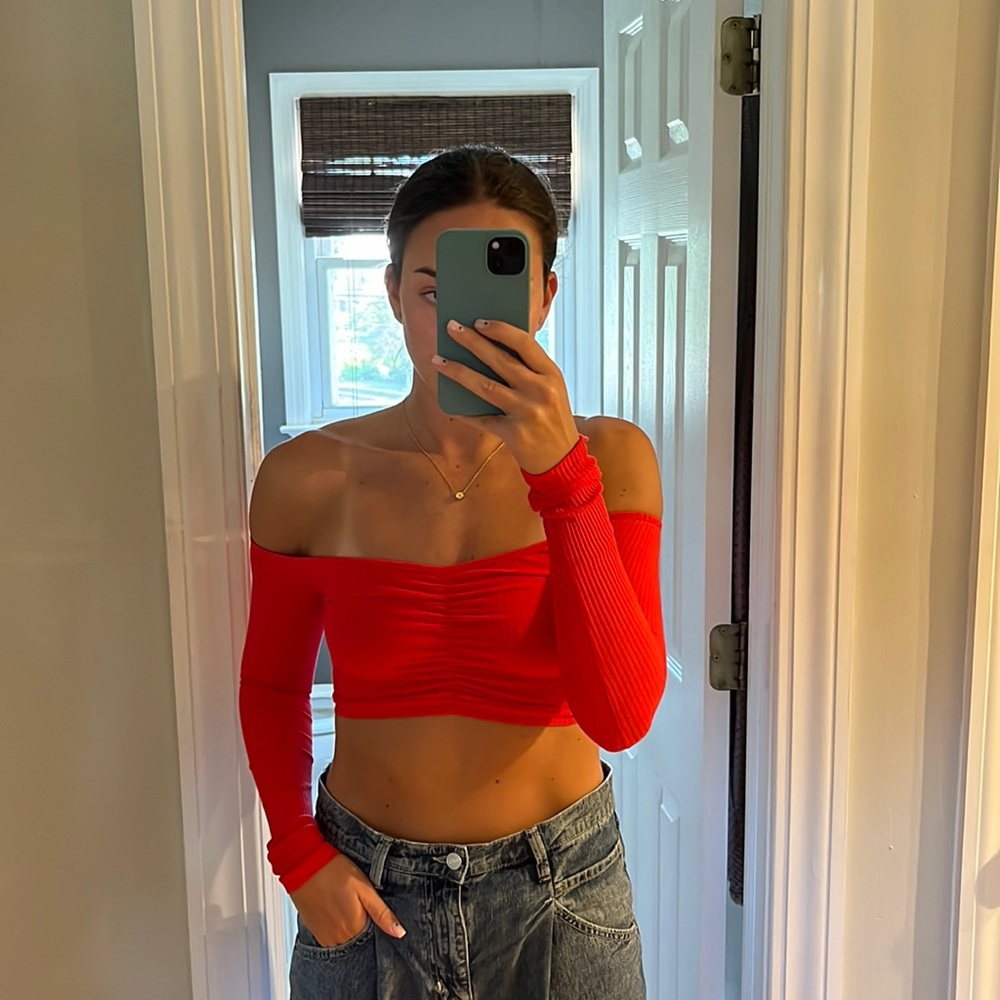 Tiger mist crop top